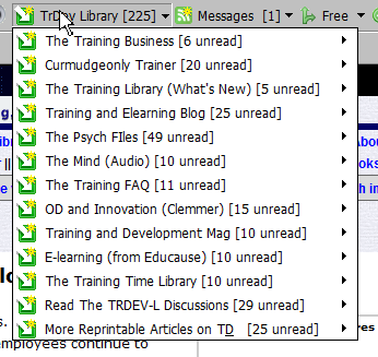 The training library articles
